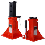 Heavy Duty Pin Type Professional Car Jack Stand with Lock, 22 Ton Capacity, Red, 1 Pair W465110077