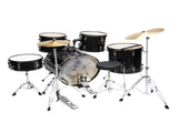 Full Size Adult Drum Set 5-Piece Black with Bass two Tom Snare 93977028