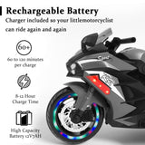 12V children's motorcycle, 3-4 years old electric motorcycle, gery
Children's motorcycles make full W3380P310013