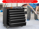 6-Drawer Rolling Tool Chest Cabinet, Large Capacity Metal Tool Box with Wheels and Locking, Roll W3037P242001