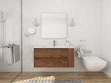 30" Wall Mounting Bathroom Vanity With Gel Sink, Soft Close Drawer W999102535