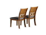 Set of 2 Upholstered Dining Chair in Walnut Finish SR011813