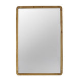 24"x36" Rectangle Wood Mirror, Farmhouse Wall Decor for Living Room Bedroom Entryway W2078126449