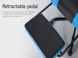 Gaming Chair with Footrest, Ergonomic Computer Chair with Headrest and Lumbar Support, Breathable W2367P288692