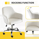 Accent chair Modern home office leisure chair with adjustable velvet height and adjustable W1521108554