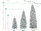 no provide self pick-up.8FT, 6FT, 4FT Pre-Lit Pencil Trees, 3-set Slim Artificial 84517251
