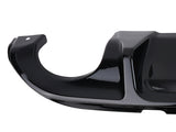 Trunk Spoiler&Rear Diffuser Bump fit for Infiniti Q50 2014-2017 Gloss Black LED ABS 81082664
