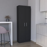 Pantry Cabinet Clinton, Kitchen, Black B092142839