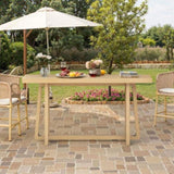 59.84'' Console Table, Stylish Rectangular Entryway Table, Outdoor Console Table for Patio, Sturdy W757P246484