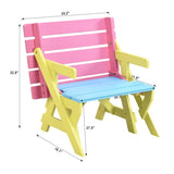 KID'S MULTI-FUNCTIONAL ARM CHAIR,TABLE 2 BENCHES W495P170202