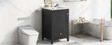 20" Bathroom Vanity with Sink, Bathroom Cabinet with Soft Closing Door, Storage Rack and A Drawer, N725P185452B