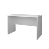 FM FURNITURE Rough Rock Minimalist Home Office Work Desk with Cable Management . White B128P283293