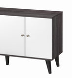 Amidon TV Stand TVs up to 63", with 2 Storage Shelves& 1 Cabinet, Modern Entertainment Centre B2735P297798