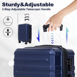 luggage sets 3 piece,carry-on luggage with wheels,check in luggage,28/24/20 inch luggage,tsa W2880P208418