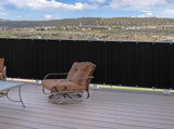 6' x 50' Privacy Screen Fence, Heavy Duty Fence Privacy Screen Outdoor, Black 39336513