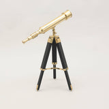 Collapsible Brass Telescope on Tripod Stand -18" B346P325506