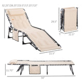 ZNTS Folding Lounge Chairs / beach chair （Prohibited by WalMart） 94255091