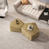 Irregular Pentagon Nesting Coffee Set, Geometric Coffee Set, Side Set, Cocktail W757P206012