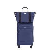 3-Piece Set ,Softshell Suitcase Spinner Wheels Terylene Polyester W284P197001