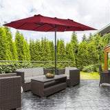 Outdoor beach umbrella/Double-Sided Market Umbrella 31656027