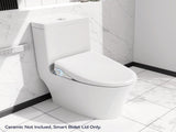 Smart Bidet Toilet Seat with Side Knob Adjustable Heated Seat with Water Temperature and Pressure 35118846
