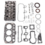 Complete Cylinder Head & Full Gasket Kit Fit for Yanmar 3TNV70 Engine VIO10-2 VIO15-2A VIO15-3 17739421