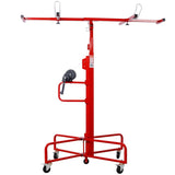 Drywall Lift Panel 16' Lift Panel Hoist Jack Lifter Jack Rolling Caster Wheel Sheetrock W465P189993