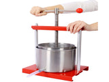 Fruit Wine Manual Press - 0.53 Gallon Stainless Steel Barrels Press Machine for Juice, 82467824