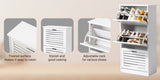 3-bucket louvered shoe cabinet 04097946