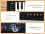Foldable 61-Key Full-Size Digital Piano, 90.1717.785.08 cm Wireless MIDI Keyboard with 1750mAh 95661803