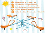 Teeter Totter for Kids,Kids Seesaw Swivel Teeter Totter Home Playground Equipment,360 Degrees 02634616