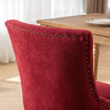 A&A Furniture,Ultra Side Dining Chair,Thickened fabric chairs with neutrally toned solid wood W1143P151494