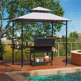 8 x 5 FT Outdoor Grill Gazebo 43874845
