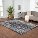 Distressed Vintage Persian Woven Area Rug B03598020