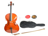 4/4 Retro Style Cello Case Bow Rosin 84500247