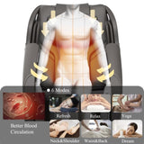 BOSSCARE Massage Chair Recliner with Zero Gravity, Full Body Airbag Massage Chair with Bluetooth W73047158