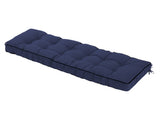 Outdoor Bench Cushion, 63 20 4 Inch, Tufted Waterproof Swing Cushion with Ties, for Patio Bench 47811858