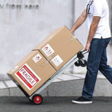 Folding Hand Truck, 2 in 1 Aluminum Design 250-400 lbs Capacity, Heavy Duty Industrial Collapsible 68241134