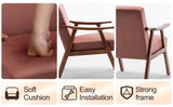 Mid-Century Modern Chair, Living Room Chair with Solid Wood Frame, Accent Chair Extra-Thick W2200P183013
