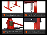Hydraulic Shop Press ,12-Ton Capacity , Floor Mount ,with Press Plates, H-Frame Garage Floor Press, W46566967