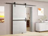 CRAZY ELF 28 "x 84" Integrated Door Slab, No Assembly Required, Covered With 2mm Thick W936126322