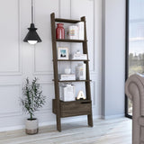 Hamburg Ladder Bookcase, Five Open Shelves, One Drawer B128P148919
