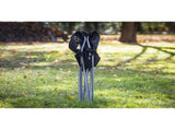 (2Pack) Quad Folding Camp Chair with Cup Holder, Black (Shipment from Walmart) 74813956