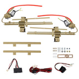 2 Door Flat Glass Power Window Kit with Switches Wiring Universal 63381192