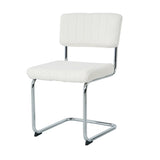Modern simple light luxury dining White Family bedroom stool back Dressing Student W210P208426