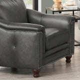 ZNTS Belfast Top Grain Leather Chair B2705P211696