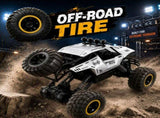 2026 2 Batteries 112 Silver Rock Crawler Rechargeable Off Road Truck 4WD , Metal Shell LED 61910726