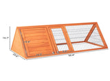 50" Wooden Rabbit Guinea Pig Hutch Wooden Rabbit Guinea Pig House 97929443