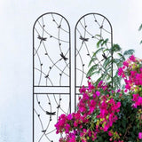 4 Pack Metal Garden Trellis 86.7" x 19.7" Rustproof Trellis for Climbing Plants Outdoor Flower W1586P268047