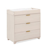 ZNTS Pixie 3 Drawer Dresser in Washed Natural B022P204848